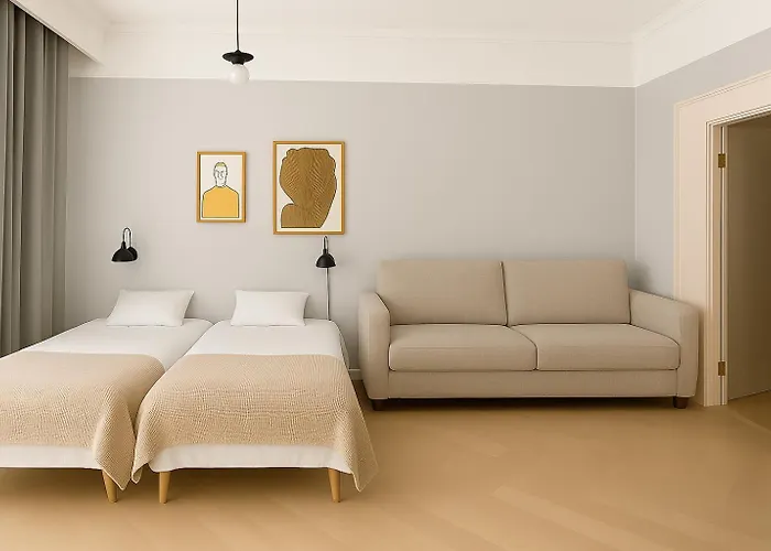 Modern Flat In Historical Building In Area شقة